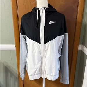 Nike Monochrome Hooded Jacket Size XL